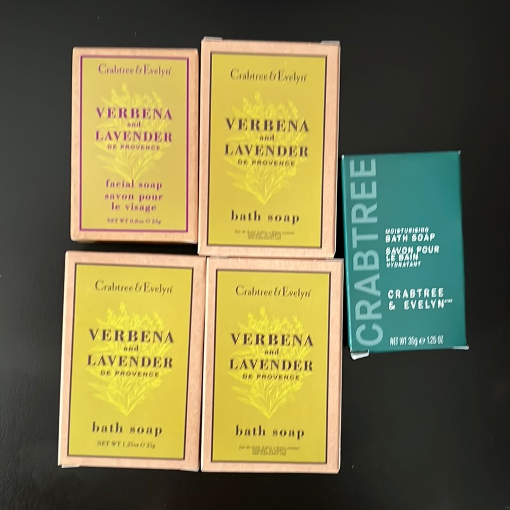 NIB Crabtree and Evelyn soap bundle